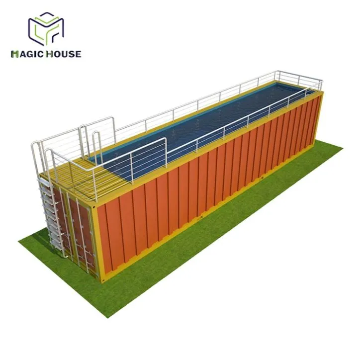 Açık Yeraltı Yüzme Havuzu Nakliye Konteyner