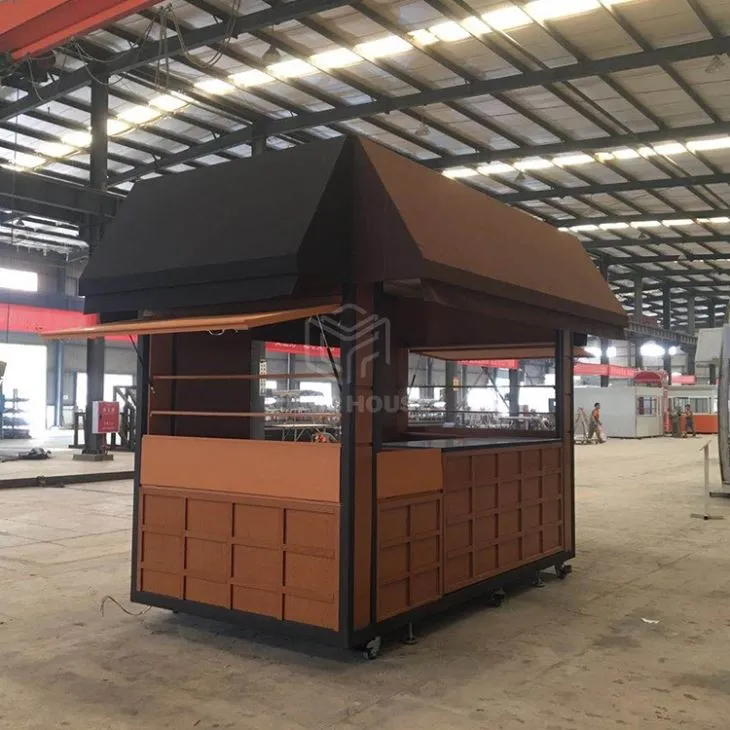 Japon tarzı Basit Çelik Yapı Köşk