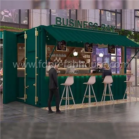 Yeşil 10ft Konteyner Cafe