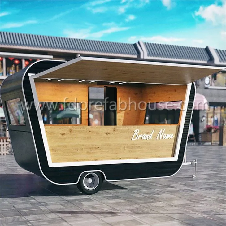 Römorklu Siyah Yemek Arabası