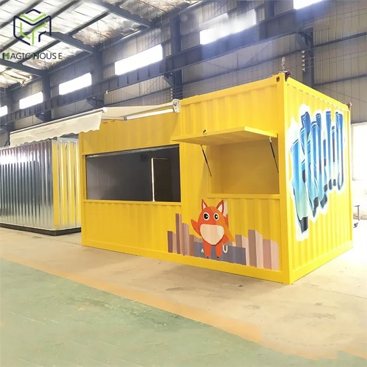 20ft Karikatür Konteyner Kiosk