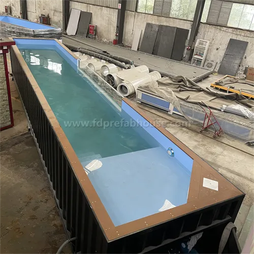 Amerikan 40-ft Konteyner Yüzme Havuzu