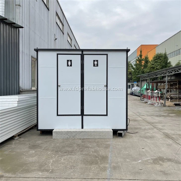 Mobile Double Squat Temporary Toilet