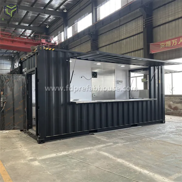 20ft Nakliye Konteyneri Kahve Barı