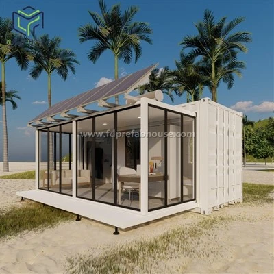 20HQ Genişletilebilir Nakliye Konteyner Evi